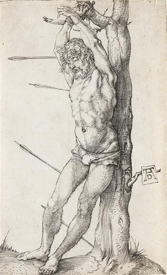 ALBRECHT DÜRER St. Sebastian Bound to the Tree.                                                                                                  